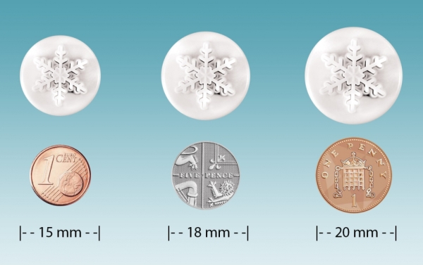 Plunger Cutter - Mini Snowflake Set 3